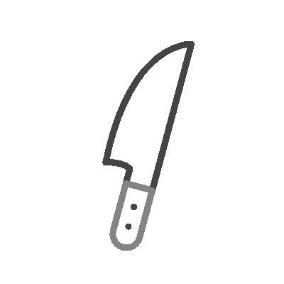 professional chef knife icon